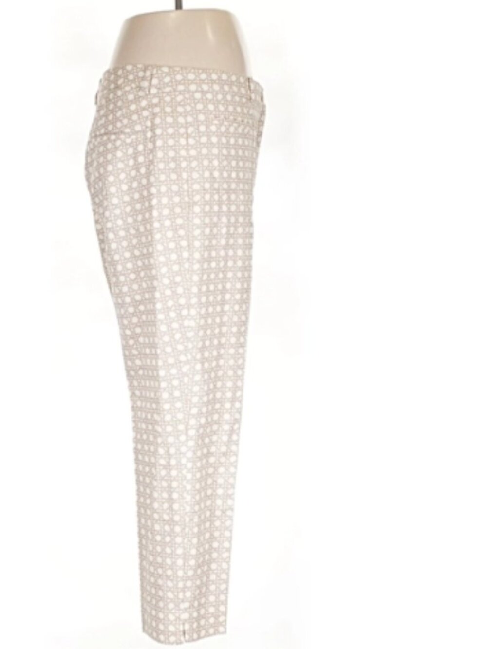 Ann Taylor Size 12 Cream Latticework Pants